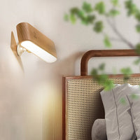 Wireless Rotatable Wall Sconce Rechargeable Wall Lights for Bedroom Bedside Reading