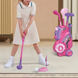 Toddler Golf Ball Game Playset Golf Toy Set Pink