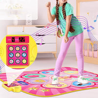 Kids Dance Mat Toy  Musical Dance Mat Adjustable Volume Dance Pad