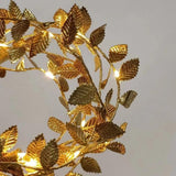 2M 20LEDs Golden Leaves String Lights Home Christmas Wedding Decor