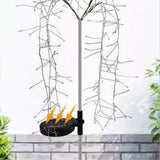 2Pcs Solar Firecracker Garden Lights DIY Outdoor Firework Landscape Lamp Christmas Party Decor Warm