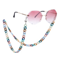 Acrylic Eyeglass Chain Sunglasses Strap Reading Glasses Neck Cord Silver