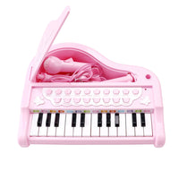 24 Keys Piano Toy Keyboard for Toddle Piano Toy Kid Gift Pink