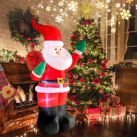 2.4G Remote Control Christmas Inflatable Santa Claus Musical Electric Xmas Garden Yard Party Decorations