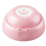 Pet Communication Speaking Buttons Pre-Recorded Talking Button for Pet Training Pink