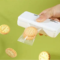 Mini Heat Sealer USB Rechargeable Bag Sealing Machine for Food Storage White