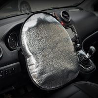 2Pcs Car Steering Wheel Sun Shade Covers