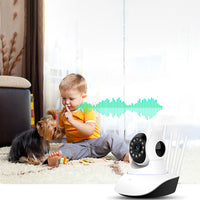 1080P Indoor Security Camera 360 Degrees Panoramic View Home Security Camera