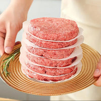 400Pcs Burger Patty Paper Non-Stick Round Seperating Paper for Patty Cookies Candies