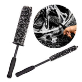 3Pcs Set Car Wheel Cleaning Brush Kit Bendable Rim Brush Detailing Cleaning Brush