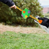 Pet Snuffle Ball with Interactive Rope Interactive Puzzle Toys Dog Chew Toys Green