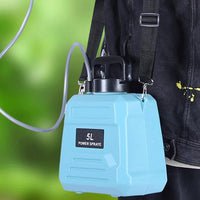 5L Multipurpose Electric Garden Sprayer with Shoulder Strap Rechargeable Farm Garden Sprayer Blue