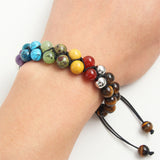 Chakra Bracelet Braided Bracelet Yoga Bead Jewellery Style 3