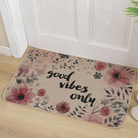 Home Kitchen Linen Entrance Door Mat Non-Slip Floor Mat Decorative Doormat Style 2