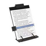 Foldable Desktop Document Holder Stand 7 Positions Adjustable File Organizer for Typing Speech Reading