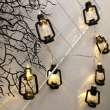 Battery Powered Retro Lantern LED String Lights Hanging Decorative Lights