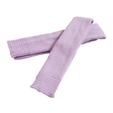 Pair of Thigh High Stocking Long Boot Socks Party Skating Leg Warmers for Women Girls Light Purple