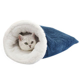 Cute Cat Cave Sleeping Bag Pet Cave Bed