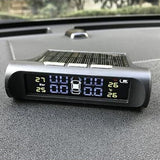 Solar Car TPMS Tire Pressure Monitoring System with 4 External Sensors