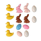 Set of 2 Pcs Silicone Bunny Egg Duckling Chocolate Mold Cake Ice Cube Cookie Mould