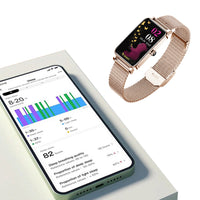 Smart Watch for Women Fitness Tracker Sport Bracelet for Android iOS Phones Gold