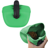 Pet Dog Silicone Training Treat Bag with Clip Pet Feeder