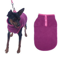 Pet Dog Puppy Winter Warm Jumper Vest Coat Jacket Apparel Clothes Outdoor Purple