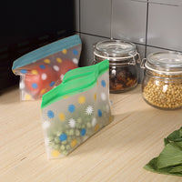 8pcs Reusable Storage Bags Set Food Fresh Bags Seal Food Storage Bags Kit