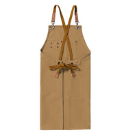 Cotton Apron with Pockets for Kitchen Cooking Baking Brown