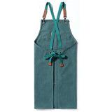 Cotton Apron with Pockets for Kitchen Cooking Baking Turquoise