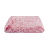 Plush Soft Pet Dog Bed Anti-Slip Dog Sleeping Mat Washable Dog Bed Gradient Pink