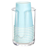 Disposable Cup Dispenser Paper Cup Holders Compact Storage Holder Transparent