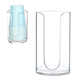 Disposable Cup Dispenser Paper Cup Holders Compact Storage Holder Transparent