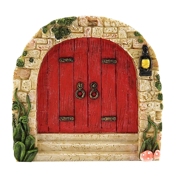 Mini Fairy Garden Door Miniature Fairy Door Garden Outdoor Decor Accessories Style 4