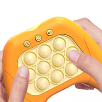 Poping Handheld Game Machine Light Up Pop Games Sensory Fidget Toys Orange