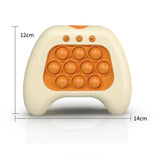 Poping Handheld Game Machine Light Up Pop Games Sensory Fidget Toys Beige