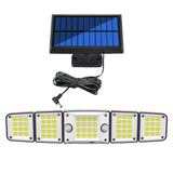 Solar Motion Sensor Wall Lights 5 Heads Security Flood Light Garden Yard Outdoor Lights Style 2