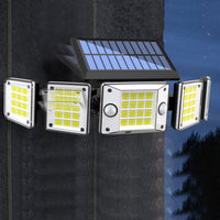 Solar Motion Sensor Wall Lights 5 Heads Security Flood Light Garden Yard Outdoor Lights Style 2