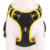 Reflective No Pull Dog Harness with Leash Pet Supply Yellow Small Size