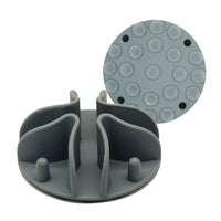 Pet Dog Slow Feeder Insert Pad Dog Bowls Silicone Slow Eating Puppy Food Bowl Pad Grey