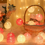 3M 20LED Cotton Ball LED String Light Fairy Light Party Christmas Decorative Lights Style 1