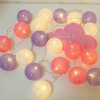 3M 20LED Cotton Ball LED String Light Fairy Light Party Christmas Decorative Lights Style 3