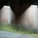 Solar Strobe Light Warning Lights Outdoor Wall Light White Light