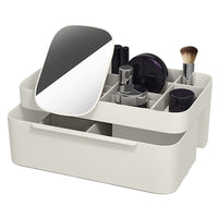 Large Cosmetic Organizer with Drawer and Removable Mirror