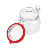 10Pcs Silicone Replacement Gasket Sealing Ring for Mason Jar Regular Wide Mouth Glass Jars Red