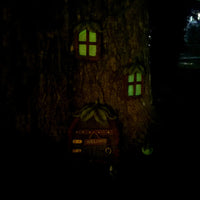 Glow in the Dark Fairy Door Windows Kit Miniature Statue Fairy Garden Decor