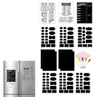 1 Set of Magnetic Menu Board for Fridge Dry Erase Weekly Meal Planner Board with Cooking Conversions