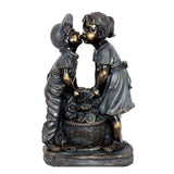 Boy and Girl Garden Statue Couple Figurine Garden Home Decoration Ornament Crafts Gifts Style 1