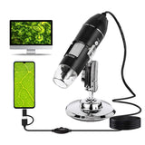 Portable Digital Microscope Camera 50x-1600x Magnification Microscope with Bracket