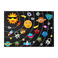 Kids Felt Story Board Early Learning Interactive Board Toddler Storytelling Board Preschool Toy  Style 1